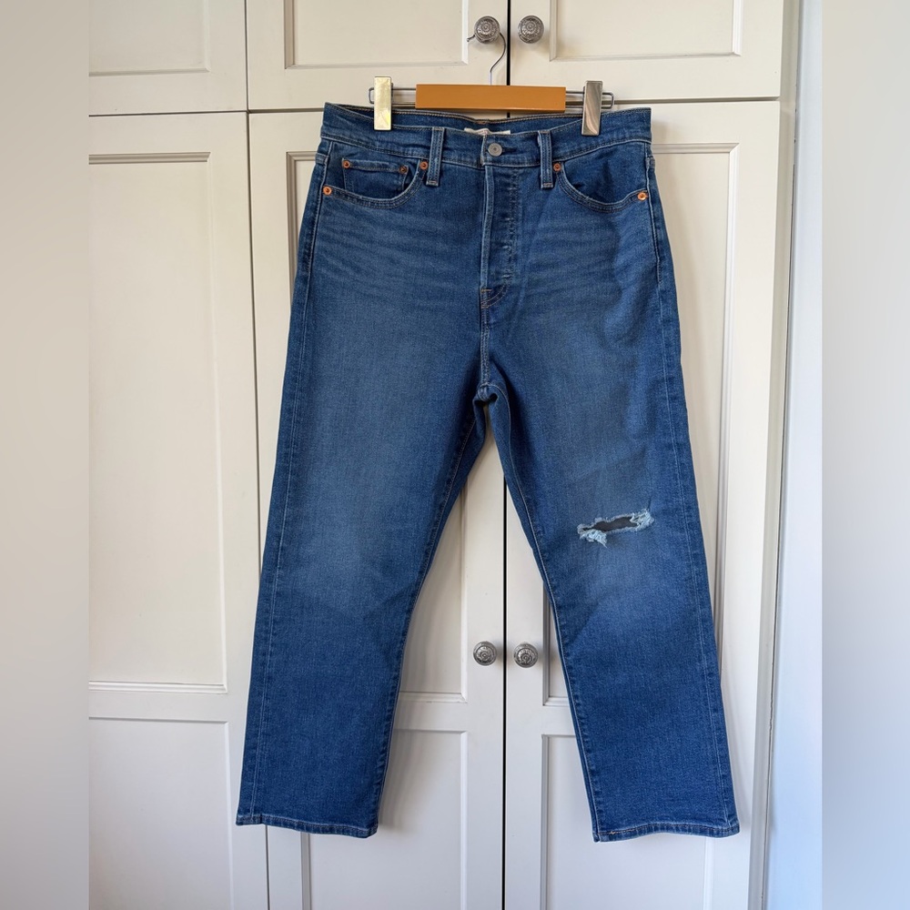 Levi’s Wedgie Straight ankle jeans